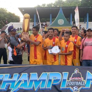 RADO FC Binaan Polres Situbondo Juarai Turnamen Sepak Bola Erick Thohir Cup 2023