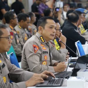 Kakorlantas Polri Bersama Kapolda Bali Laksanakan Tactical Floor Game (TFG) dalam KTT Archipelagic and Island State Forum