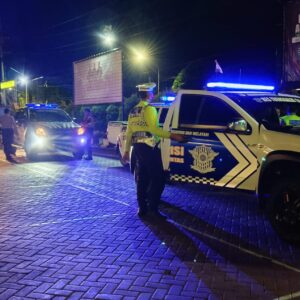 Patroli Skala Besar, Sinergitas Polisi Bersama TNI Antisipasi Konflik Pesilat di Trenggalek