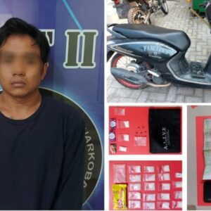 *Polisi di Jombang, Gagalkan Peredaran 23 Paket Sabu Kemasan Jajan dan Permen*