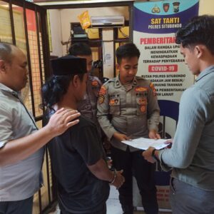 Polres Situbondo Amankan Empat Warga Besuki Kedapatan Main Judi Online