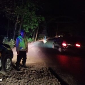 Polres Lamongan Maksimalkan Patroli di Jalur Rawan Pelemparan Batu Kaca Mobil