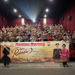 Peringati Hari Kesatuan Gerak Bhayangkari, Polres Jombang Gelar Nobar Film ‘Aku Rindu’