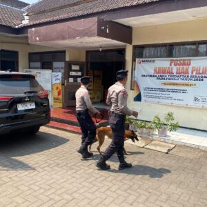 Jelang Pemilu 2024 Polres Malang Siagakan Personel di Kantor KPU