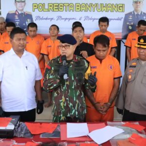 Polresta Banyuwangi Amankan 11 Tersangka dalam Serangkaian Kasus Kriminal