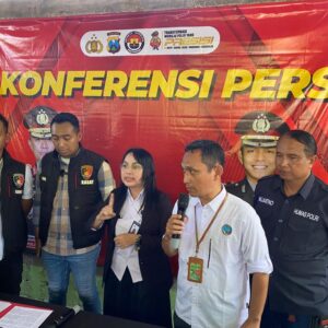Polres Tulungagung Serahkan Buaya yang Dipelihara Warga ke Balai Besar KSDA Jatim