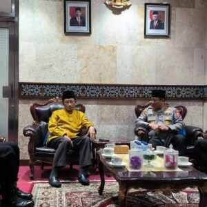 Dikunjungi Kaops NCS, Gus Yahya Nilai Polri Berhasil Jaga Ketentraman Jelang Pemilu