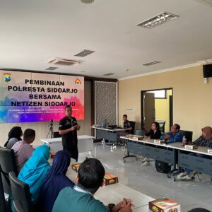 Polresta Sidoarjo Gandeng Netizen Siap Tangkal Hoaks di Masa Kampanye Pemilu