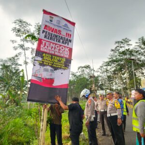 Polres Lumajang Siapkan Skema Lalu Lintas Jelang Nataru, Atensi Jalur Perlintasan KA