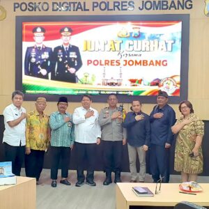 Jumat Curhat Kamtibmas Jelang Pemilu 2024 di Polres Jombang