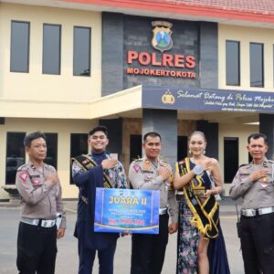 Duta Lalu Lintas Polres Mojokerto Kota Raih Juara Dua Tingkat Polda Jatim