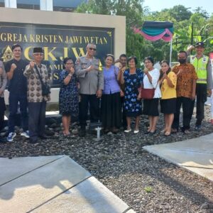 *Serap Aspirasi, Polres Jombang Gelar Minggu Kasih di GKJW Bongsorejo*