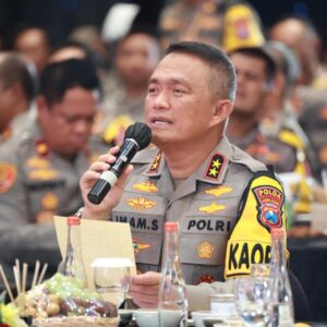 Rakernis SDM, Kapolda Jatim Launching Mars Polda Jatim dan Aplikasi Semeru Gassus Presisi