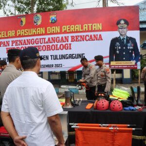 Polres Tulungagung Siapkan Personel Gabungan Antisipasi Bencana Hidrometeorologi