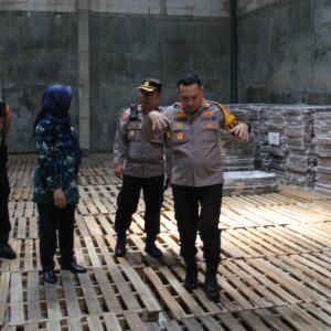 Pastikan Logistik Pemilu 2024 Aman, Kapolres Kediri Kota Cek Gudang KPU