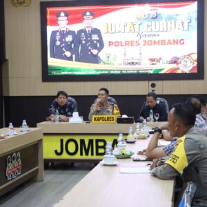 *Polres Jombang Jumat Curhat Bersama Penyelenggara Pemilu 2024*