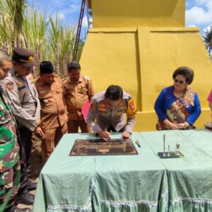 Kapolres Lumajang Resmikan Sumur Bor Bantu Kebutuhan Air Bersih Untuk Warga