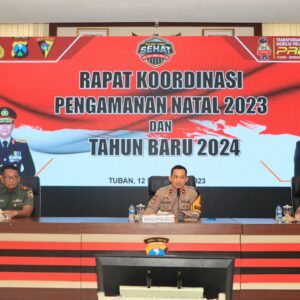 Polres Tuban Siapkan 284 Personel Gabungan untuk Pengamanan Nataru