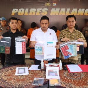 Ungkap TPPO Polres Malang Amankan Dua Suami yang Tega Jual Istri Melalui Aplikasi Online