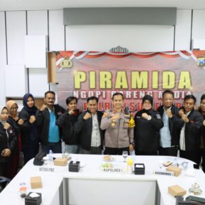 Pupuk Sinergitas Bersama Media, Polres Sumenep Gelar Piramida