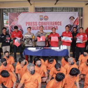 Dua Bulan Polres Jember Berhasil Ungkap 38 Kasus Narkoba, 49 Tersangka Diamankan