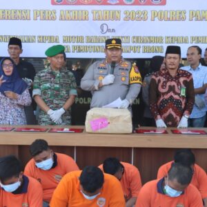 Polres Pamekasan Berhasil Turunkan Gangguan Kamtibmas Sepanjang Tahun 2023 Selesaikan 137 Perkara