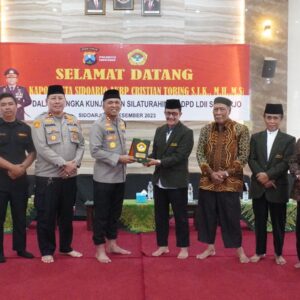 Perkuat Sinergitas Wujudkan Pemilu Damai, Bawaslu Kota Surabaya Kunjungi Polres Pelabuhan Tanjungperak