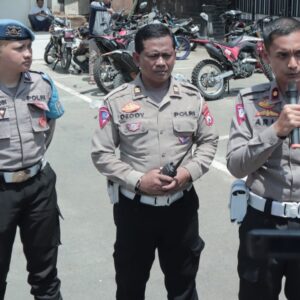 Ratusan Motor Knalpot Brong Diganti Sesuai Standart, Polresta Malang Kota Kembalikan ke Pemilik