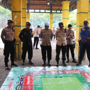 Polres Sumenep Terjunkan 223 Personel Pengamanan Laga Liga 3 Kapal Api PSSI Jatim