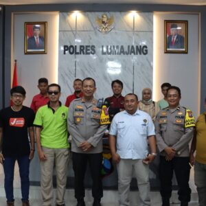 Jaga Kondusifitas Jelang Pemilu 2024, Kapolres Lumajang Gandeng PWI