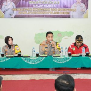 Polres Kediri Galang Sinergitas dengan Masyarakat Lewat Jum’at Curhat
