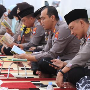 Jelang Pembangunan Masjid Al Ajmi, Kapolres Malang Gelar Doa Bersama