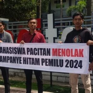 Mahasiswa di Pacitan Kecam dan Tolak Black Campaign Jelang Pemilu 2024