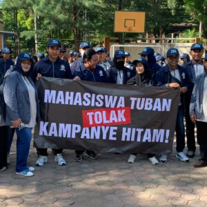 Dukung Pemilu 2024 yang Sehat, Mahasiswa di Tuban Tolak Kampanye Hitam dan Hoaks