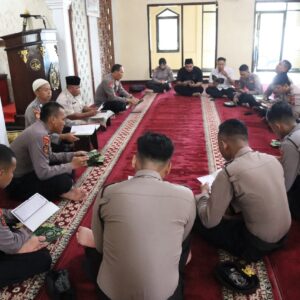 Menuju Pemilu 2024 Aman dan Damai, Polres Bangkalan Gelar Khotmil Qur’an