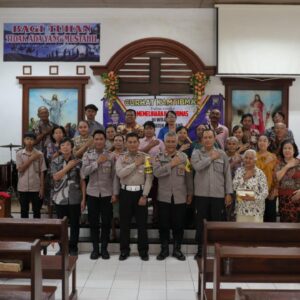 *Polres Jombang Laksanakan Minggu Kasih di GPDI Kedungjati Kabuh*