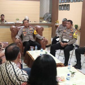 Silaturahmi Bersama Sejumlah Tokoh Agama, Upaya Cooling System Kapolres Lumajang Jelang Pemilu 2024