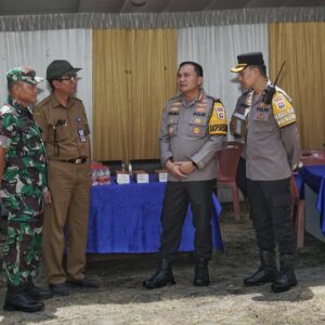 Memastikan Logistik Pemilu Aman, Polrestabes Surabaya Kembali Cek Gudang KPU dan PPK