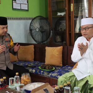 Cooling System Wujudkan Pemilu Damai, Kapolres Pasuruan Silaturahmi ke Para Tokoh Ulama