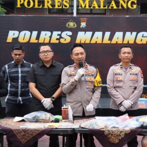 Jelang Pemilu, Polres Malang Berhasil Ungkap 29 Kasus Curanmor, 10 Tersangka Diamankan