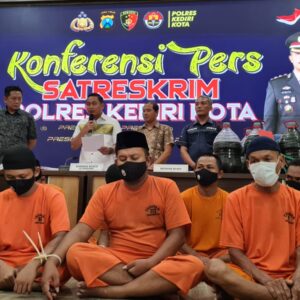 Sebulan Polres Kediri Kota Berhasil Ungkap 8 Kasus Diantaranya Penyalahgunaan BBM Bersubsidi