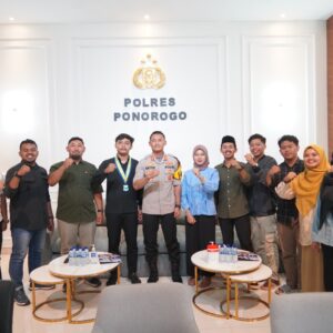 Cooling System, Kapolres Ponorogo Silaturahmi dengan PC PMII Pasca Pungut Suara Pemilu 2024