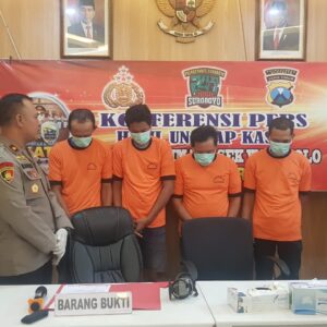Polisi Berhasil Amankan Tersangka Pencuri Tiang KAI yang Terekam CCTV di Surabaya