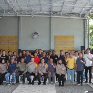 Rangkul Media Wujudkan Kamtibmas Pasca Pemilu 2024 Polres Lamongan Gelar Piramida