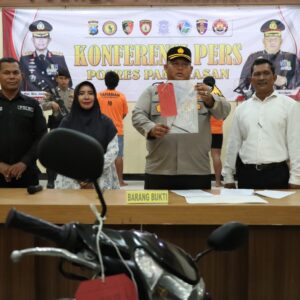 Polres Pamekasan Berhasil Amankan Pasutri Tersangka Curanmor dan Sita 15 Unit Motor