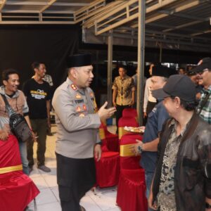Wujudkan Kamtibmas Pasca Pemilu 2024, Kapolres Pasuruan Gelar Cangkrukan Bersama Awak Media
