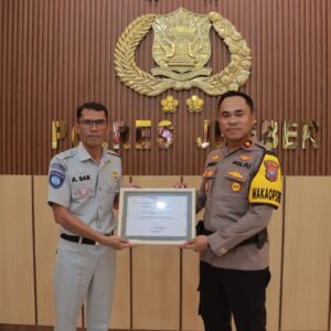 Cepat Dalam Penanganan Laka Lantas, Polres Jember Terima Penghargaan dari Jasa Raharja