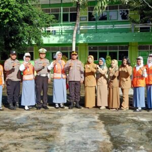 Cegah Bullying Personel Polres Kediri Kota Blusukan ke Sekolah