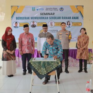 Deklarasi Sekolah Ramah Anak, Kapolres Jember Ajak Semua Pihak Cegah Kenakalan Remaja