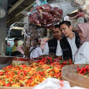 Satgas Pangan Polres Magetan Bersama Disperindag Sidak Pasar Pantau Ketersediaan dan Harga Bapokting